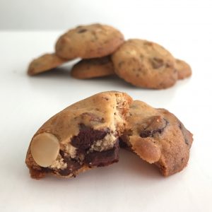 Biscuits made with bean to bar chocolate chips