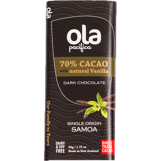 Ola Pacifica - 70% Cacao with natural Vanilla