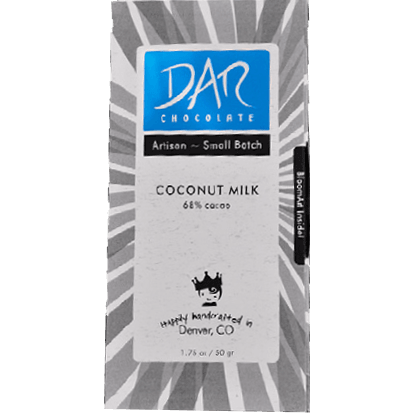 Dar Chocolate - Coconut vegan milk chocolate