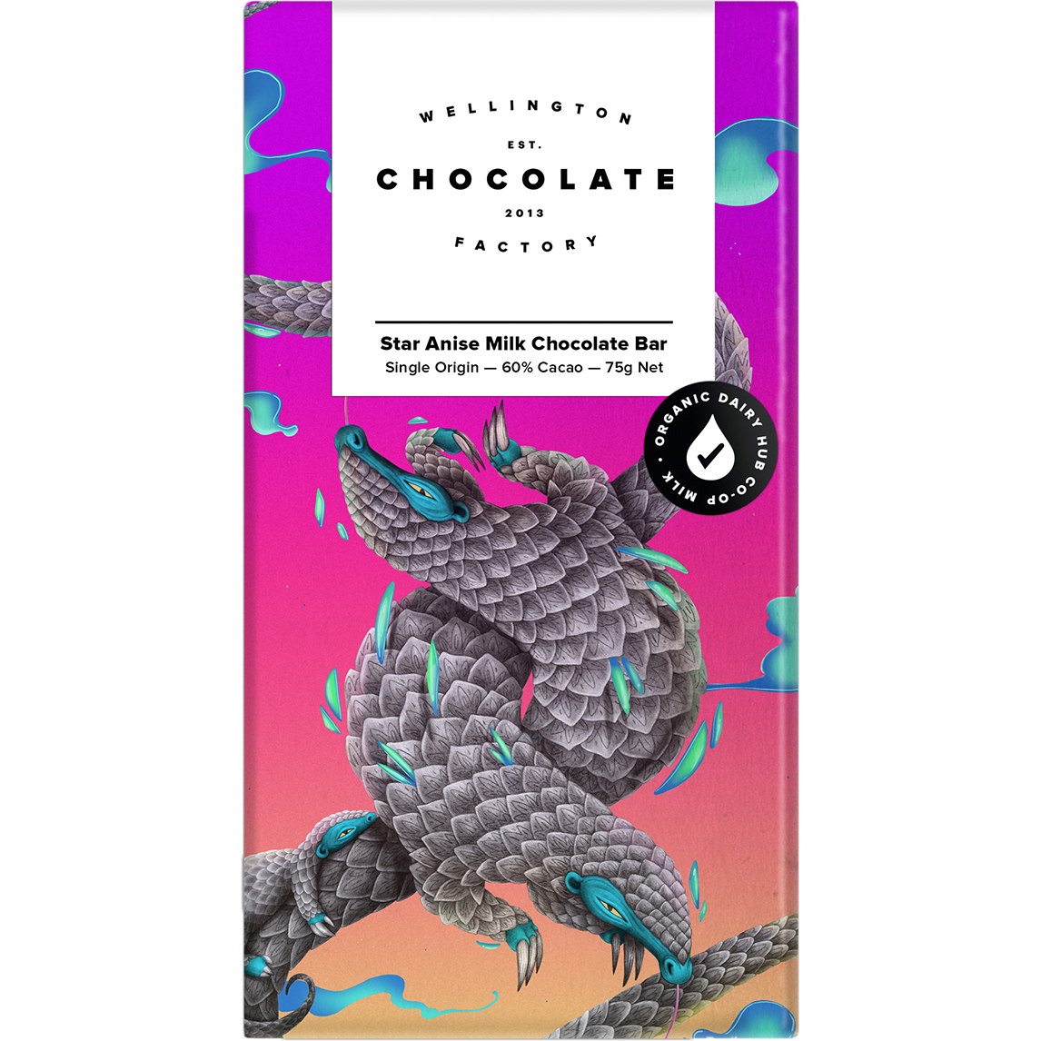 Wellington Chocolate Factory - Star Anise Milk Chocolate Bar