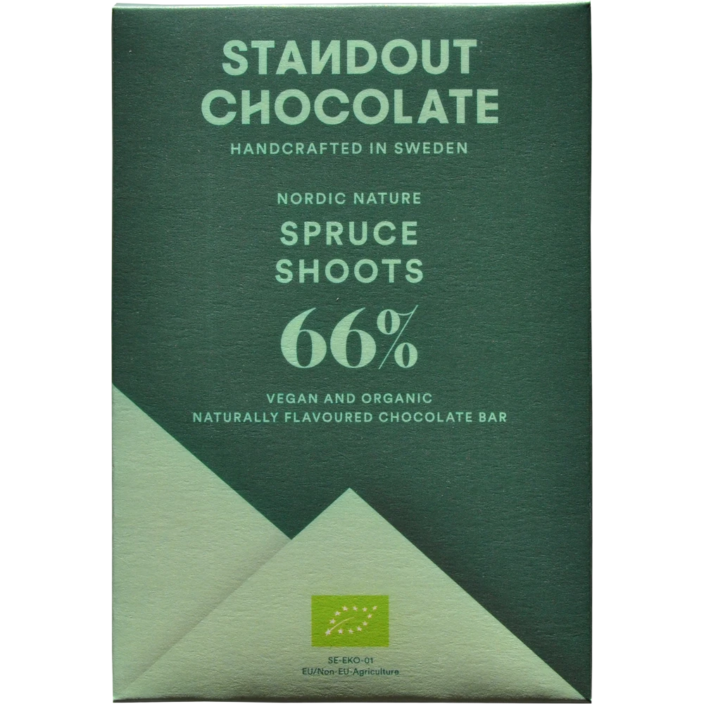 Standout Chocolate Nordic Nature Spruce Shoots 66 Bean Bar You 3475